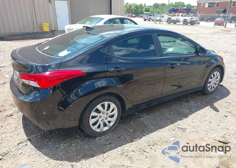2012 Hyundai Elantra Gls from USA, damaged, VIN 5NPDH4AE2CH144958